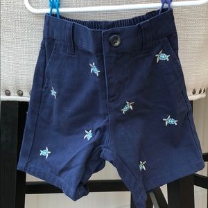 12 To 18 month Navy printed shorts